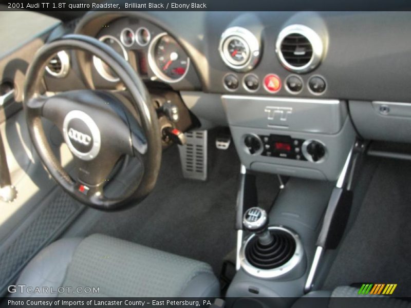 Brilliant Black / Ebony Black 2001 Audi TT 1.8T quattro Roadster