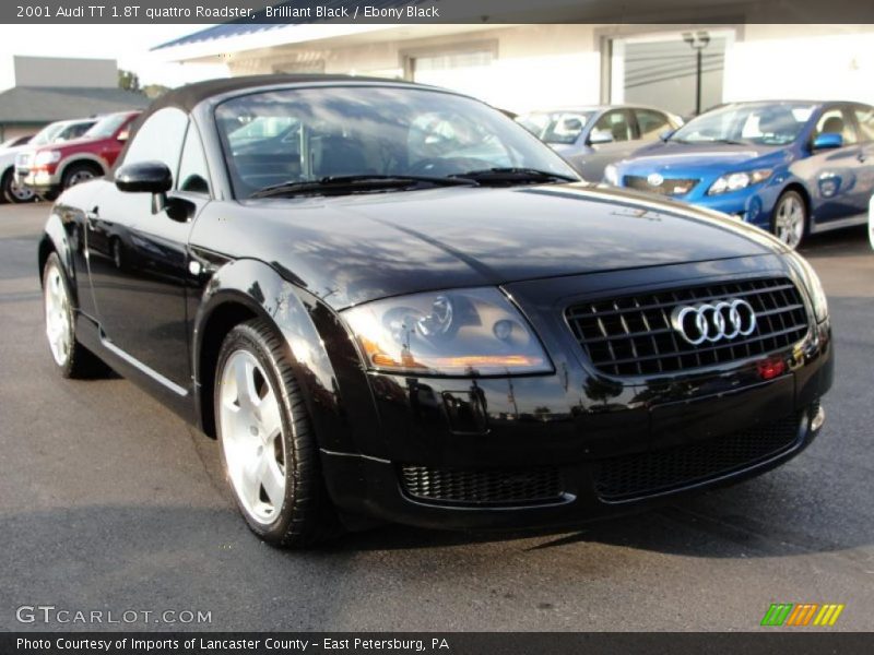 Brilliant Black / Ebony Black 2001 Audi TT 1.8T quattro Roadster