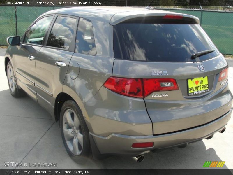 Carbon Gray Pearl / Ebony 2007 Acura RDX Technology