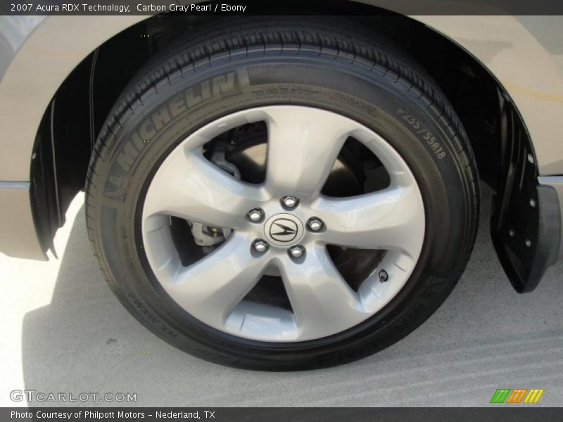 Carbon Gray Pearl / Ebony 2007 Acura RDX Technology