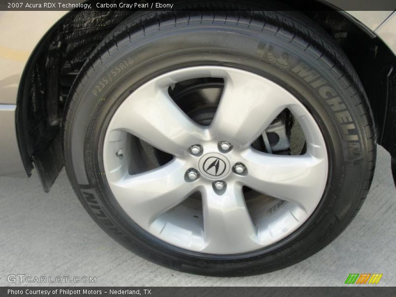 Carbon Gray Pearl / Ebony 2007 Acura RDX Technology