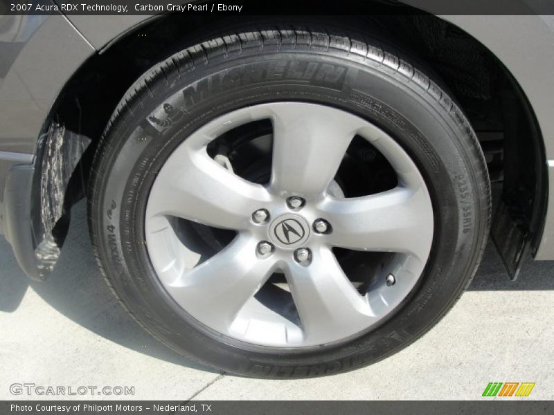 Carbon Gray Pearl / Ebony 2007 Acura RDX Technology