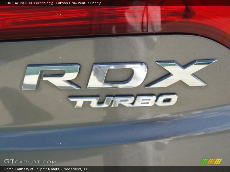 Carbon Gray Pearl / Ebony 2007 Acura RDX Technology