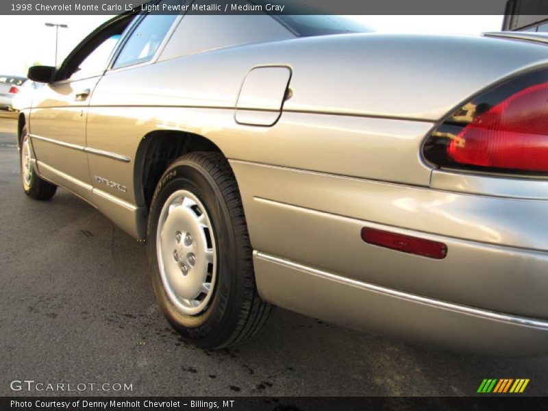 Light Pewter Metallic / Medium Gray 1998 Chevrolet Monte Carlo LS