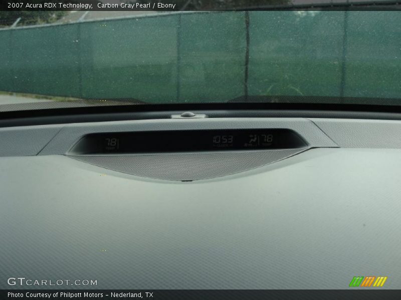 Carbon Gray Pearl / Ebony 2007 Acura RDX Technology