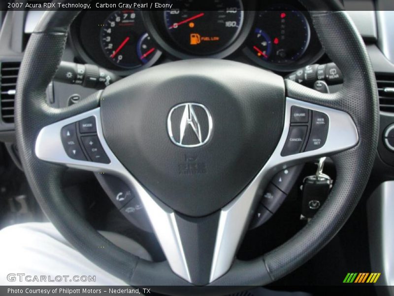 Carbon Gray Pearl / Ebony 2007 Acura RDX Technology