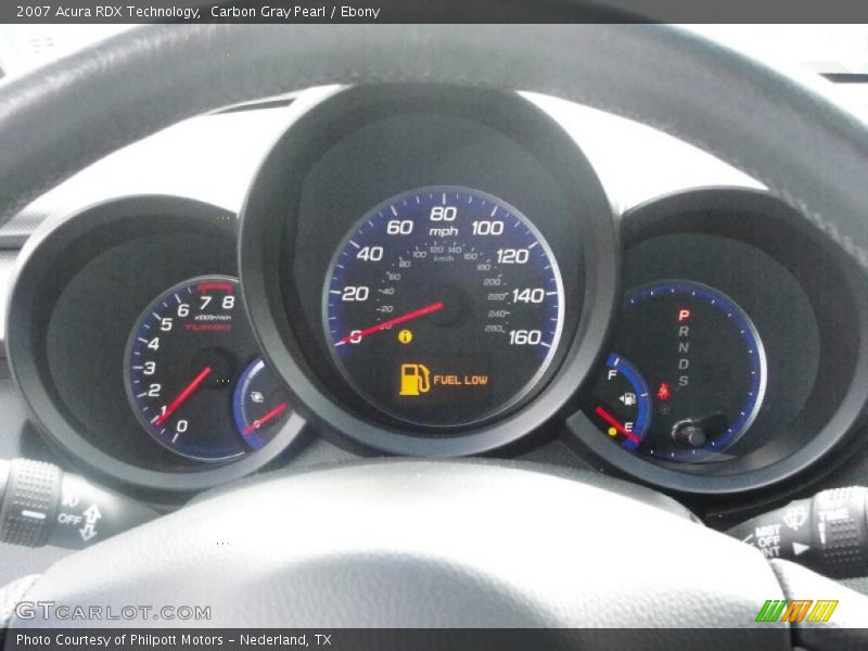 Carbon Gray Pearl / Ebony 2007 Acura RDX Technology