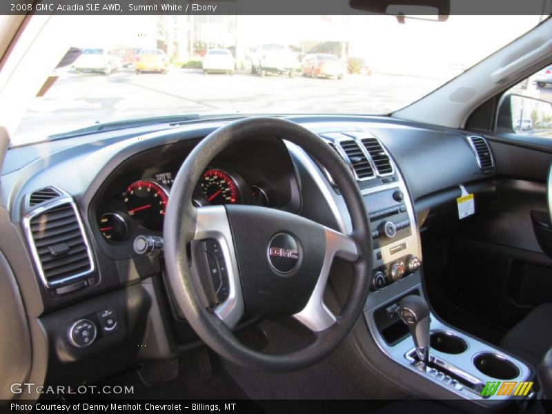 Summit White / Ebony 2008 GMC Acadia SLE AWD