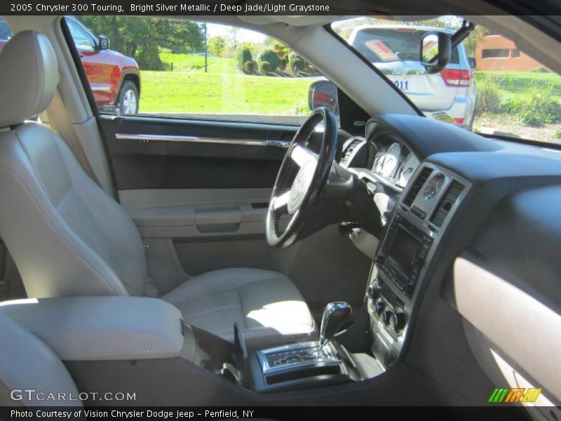 Bright Silver Metallic / Deep Jade/Light Graystone 2005 Chrysler 300 Touring