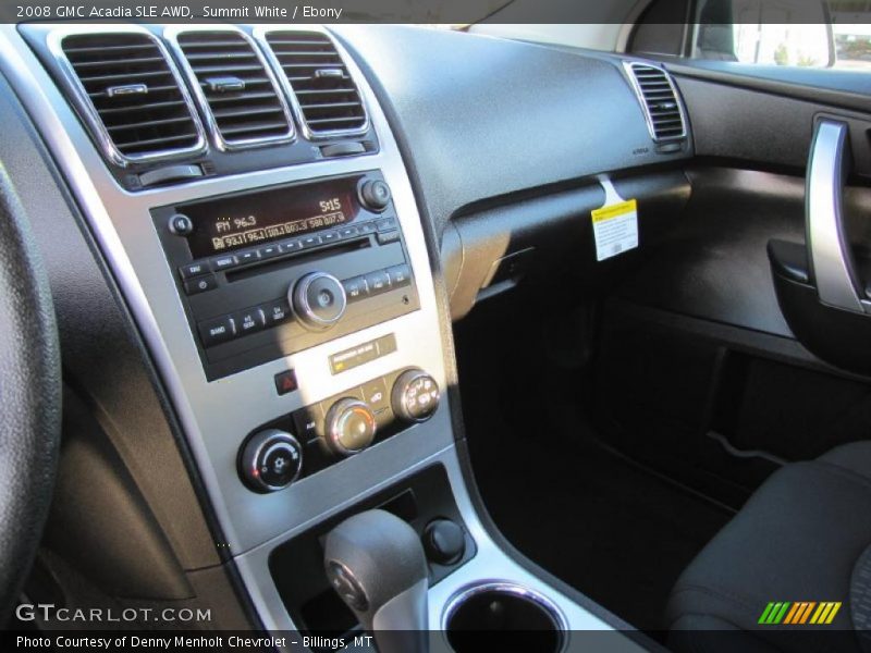 Summit White / Ebony 2008 GMC Acadia SLE AWD