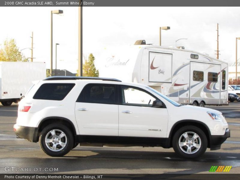 Summit White / Ebony 2008 GMC Acadia SLE AWD