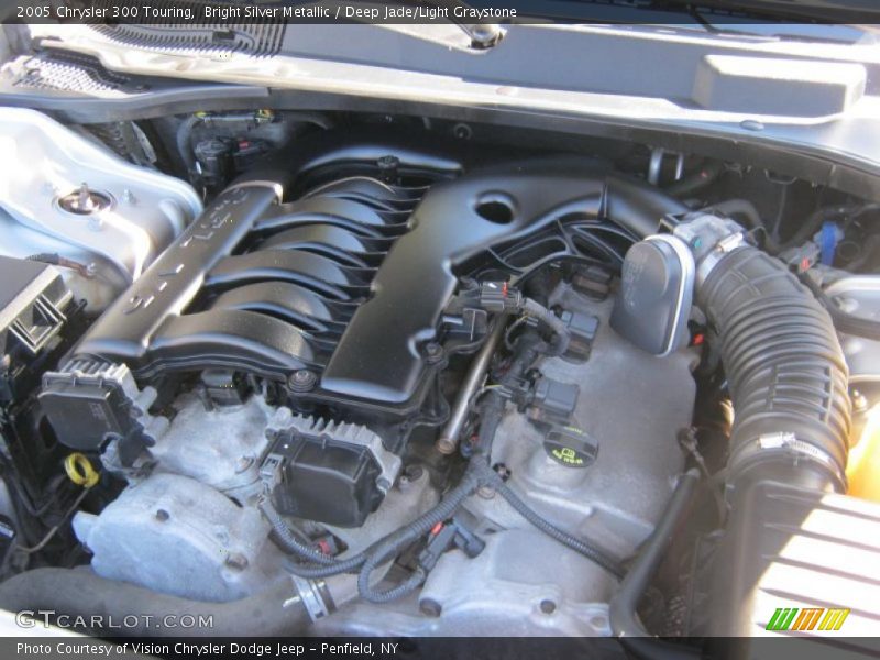 Bright Silver Metallic / Deep Jade/Light Graystone 2005 Chrysler 300 Touring