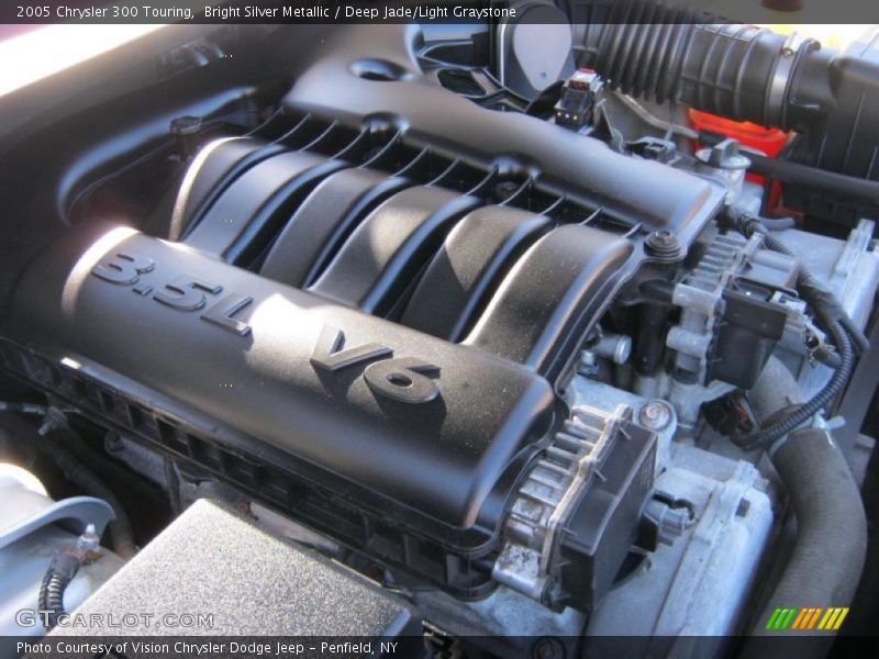 Bright Silver Metallic / Deep Jade/Light Graystone 2005 Chrysler 300 Touring