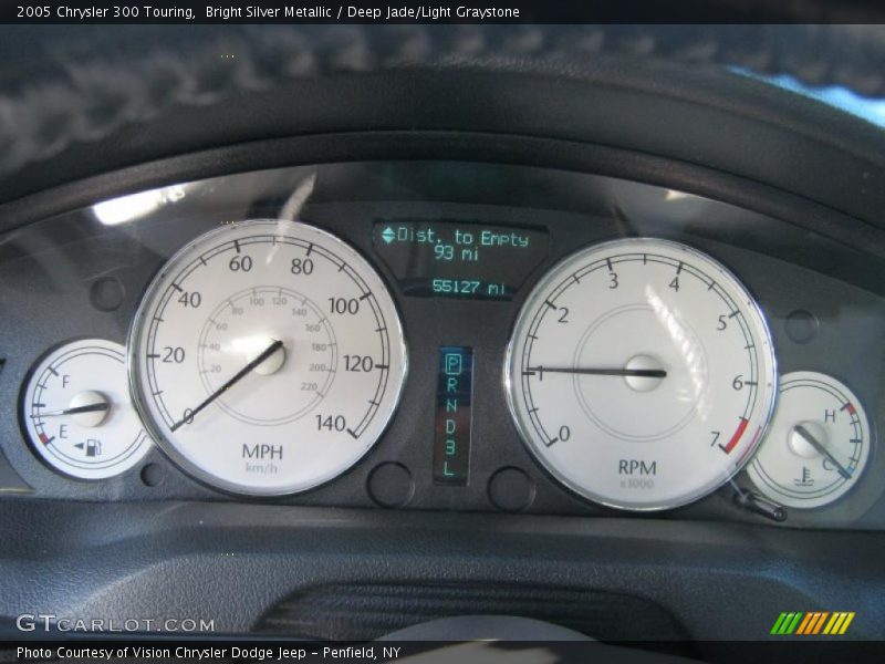 Bright Silver Metallic / Deep Jade/Light Graystone 2005 Chrysler 300 Touring