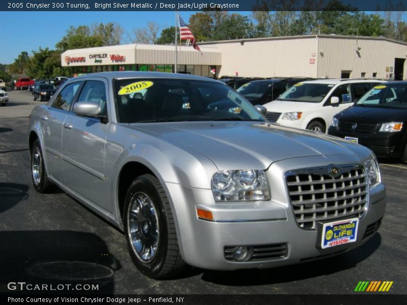 Bright Silver Metallic / Deep Jade/Light Graystone 2005 Chrysler 300 Touring
