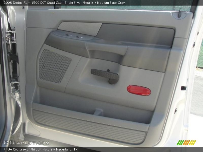 Bright Silver Metallic / Medium Slate Gray 2008 Dodge Ram 1500 SXT Quad Cab