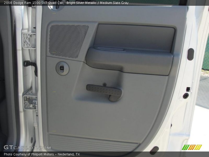 Bright Silver Metallic / Medium Slate Gray 2008 Dodge Ram 1500 SXT Quad Cab