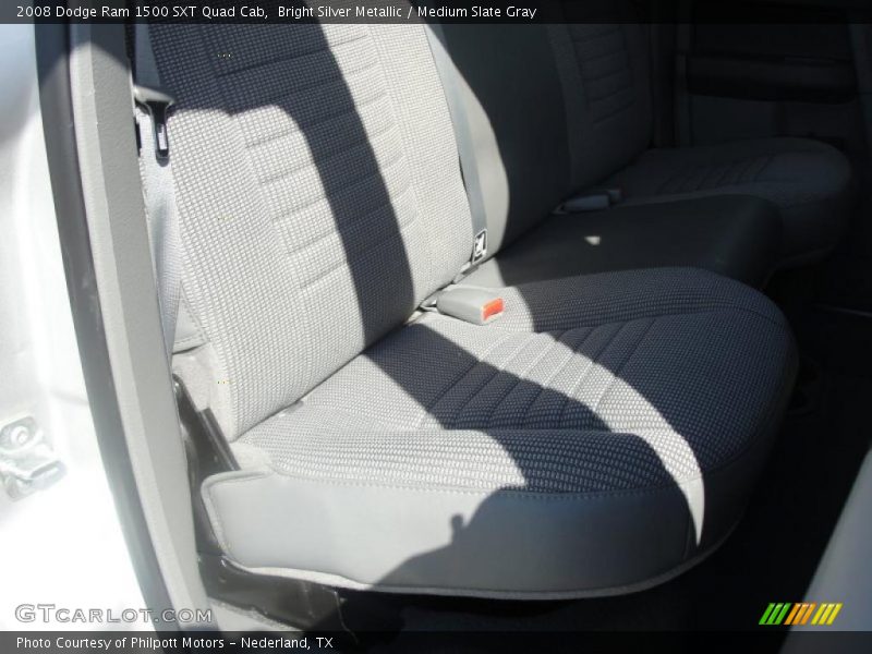Bright Silver Metallic / Medium Slate Gray 2008 Dodge Ram 1500 SXT Quad Cab