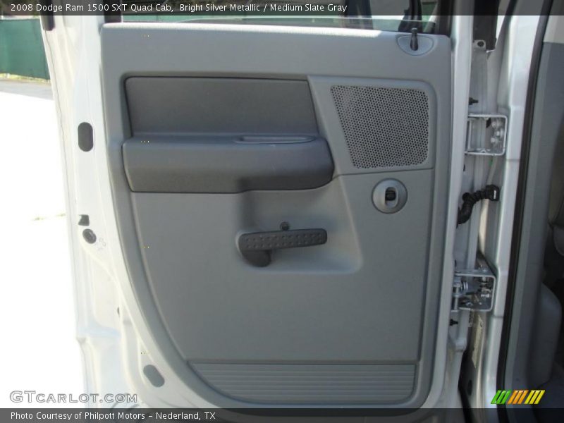 Bright Silver Metallic / Medium Slate Gray 2008 Dodge Ram 1500 SXT Quad Cab