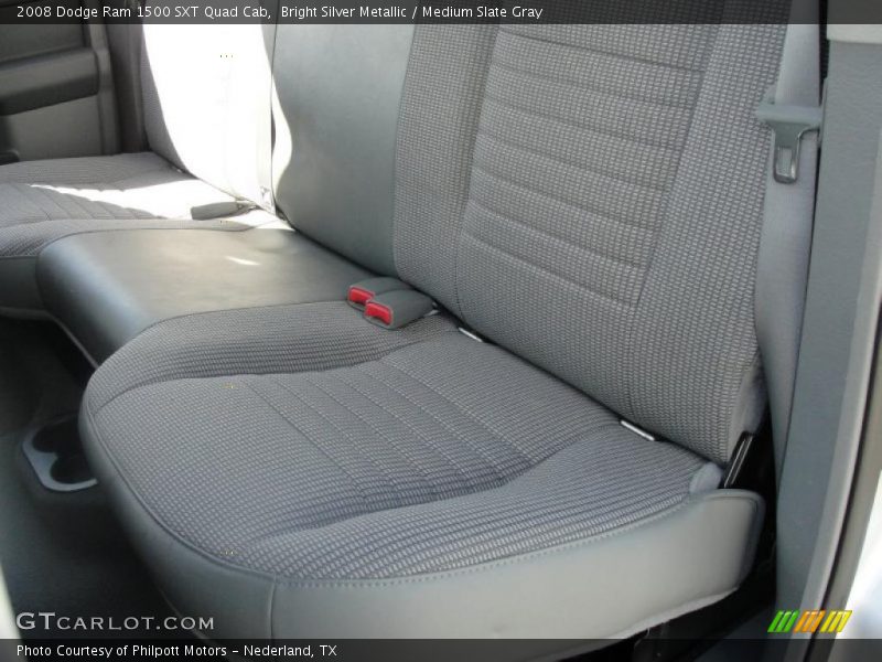 Bright Silver Metallic / Medium Slate Gray 2008 Dodge Ram 1500 SXT Quad Cab