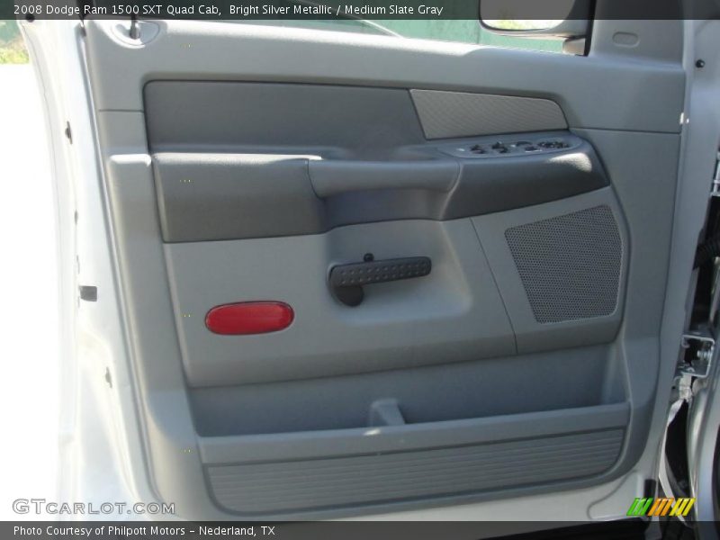 Bright Silver Metallic / Medium Slate Gray 2008 Dodge Ram 1500 SXT Quad Cab