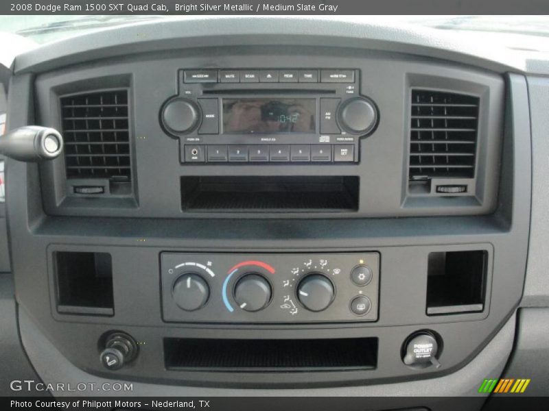 Bright Silver Metallic / Medium Slate Gray 2008 Dodge Ram 1500 SXT Quad Cab