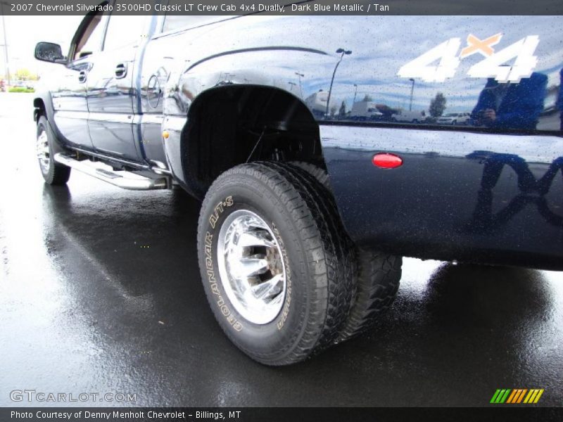 Dark Blue Metallic / Tan 2007 Chevrolet Silverado 3500HD Classic LT Crew Cab 4x4 Dually