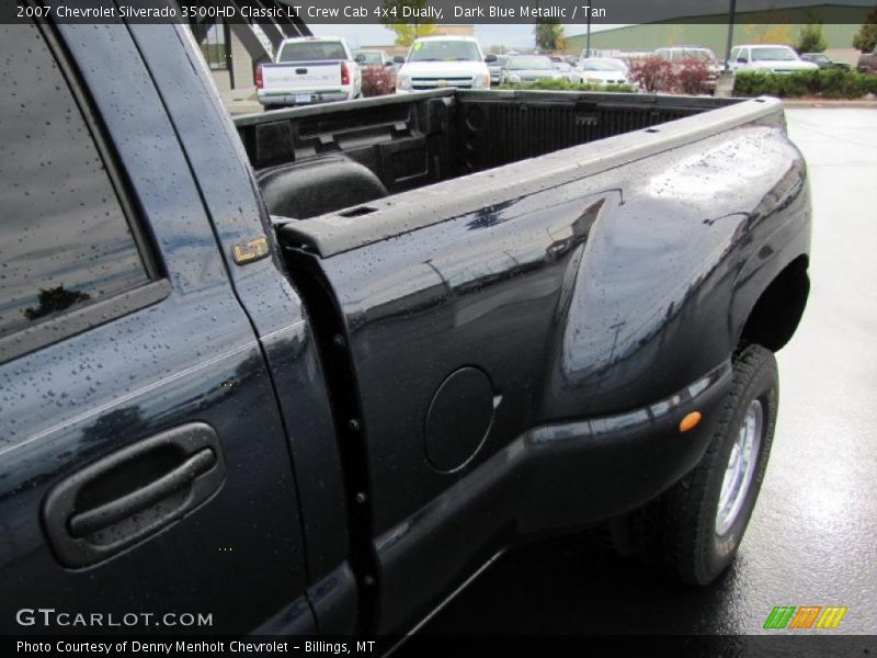 Dark Blue Metallic / Tan 2007 Chevrolet Silverado 3500HD Classic LT Crew Cab 4x4 Dually