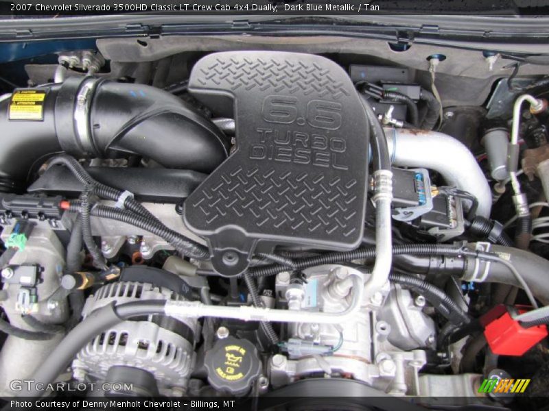  2007 Silverado 3500HD Classic LT Crew Cab 4x4 Dually Engine - 6.6 Liter OHV 32-Valve Duramax Turbo-Diesel V8
