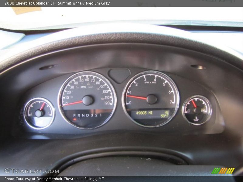 Summit White / Medium Gray 2008 Chevrolet Uplander LT