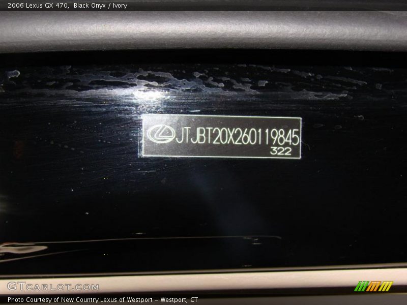 Black Onyx / Ivory 2006 Lexus GX 470
