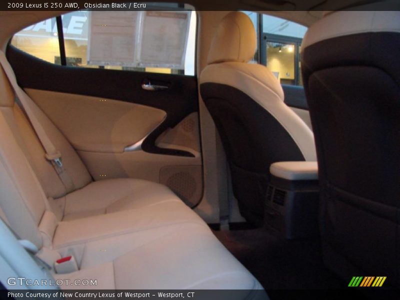 Obsidian Black / Ecru 2009 Lexus IS 250 AWD