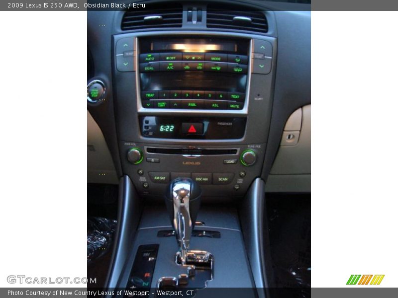 Obsidian Black / Ecru 2009 Lexus IS 250 AWD