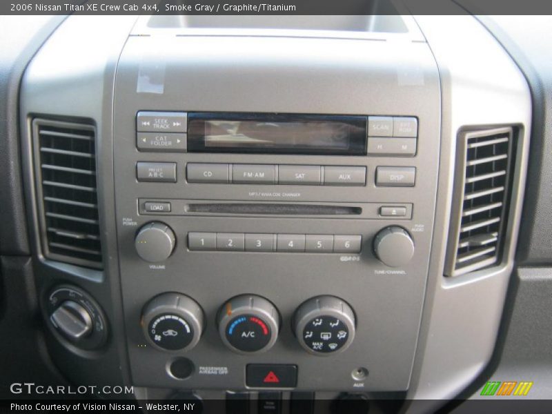 Controls of 2006 Titan XE Crew Cab 4x4
