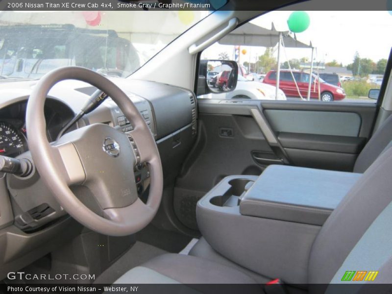  2006 Titan XE Crew Cab 4x4 Graphite/Titanium Interior