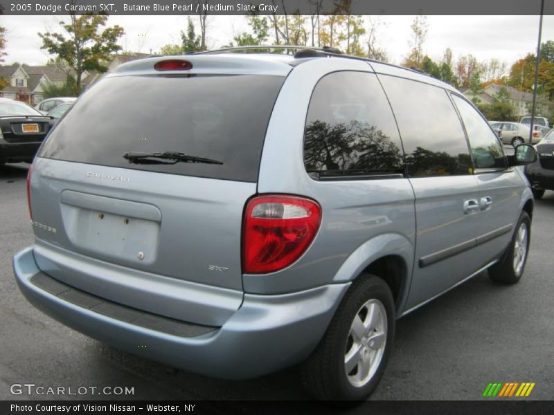 Butane Blue Pearl / Medium Slate Gray 2005 Dodge Caravan SXT