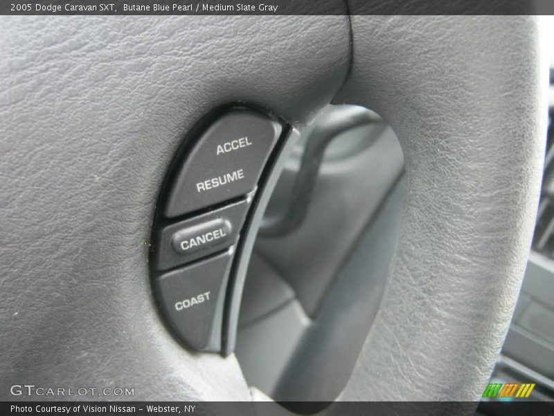 Butane Blue Pearl / Medium Slate Gray 2005 Dodge Caravan SXT