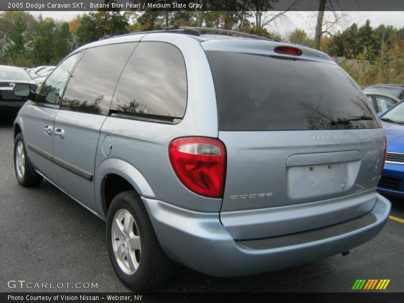 Butane Blue Pearl / Medium Slate Gray 2005 Dodge Caravan SXT