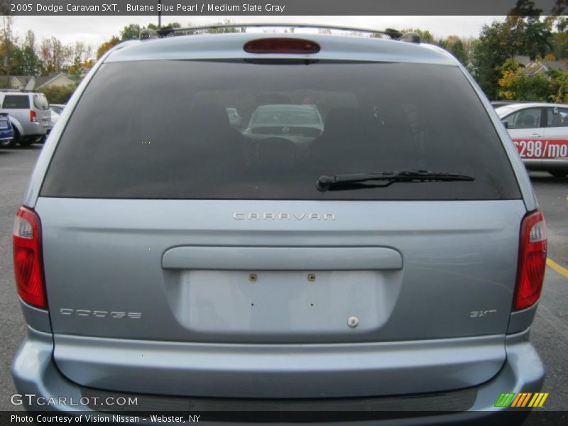 Butane Blue Pearl / Medium Slate Gray 2005 Dodge Caravan SXT
