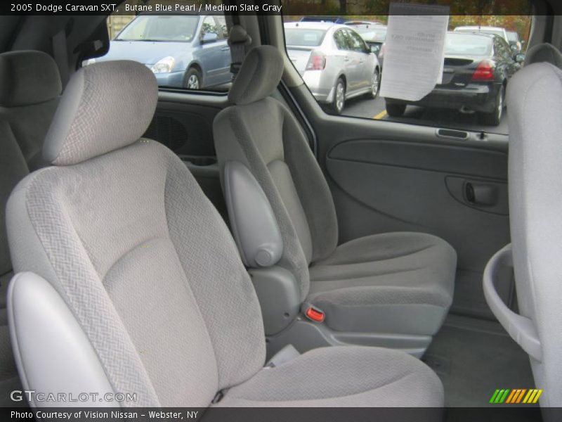 Butane Blue Pearl / Medium Slate Gray 2005 Dodge Caravan SXT