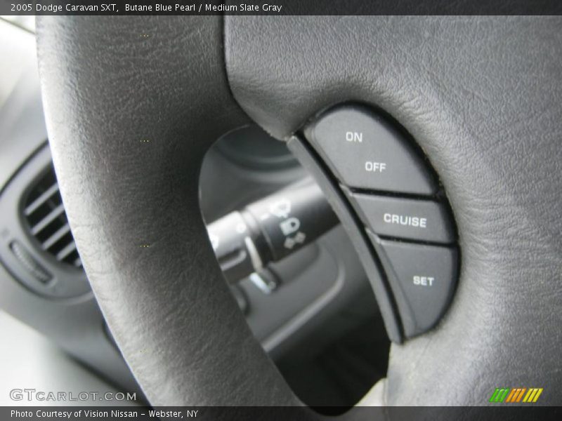 Butane Blue Pearl / Medium Slate Gray 2005 Dodge Caravan SXT