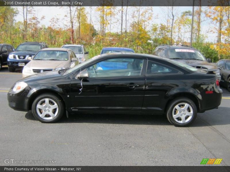 Black / Gray 2006 Chevrolet Cobalt LS Coupe