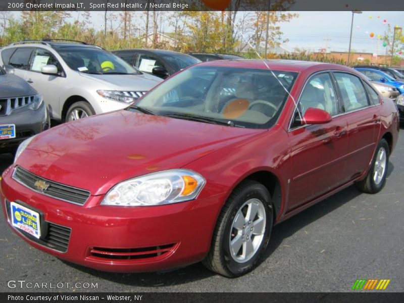 Sport Red Metallic / Neutral Beige 2006 Chevrolet Impala LT