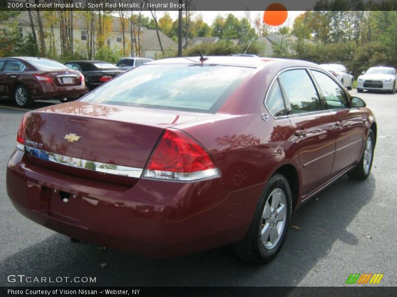 Sport Red Metallic / Neutral Beige 2006 Chevrolet Impala LT