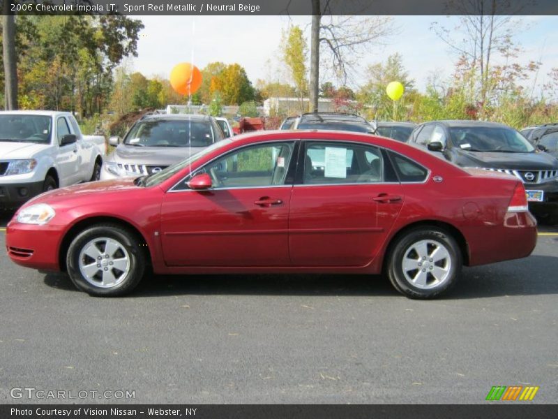 Sport Red Metallic / Neutral Beige 2006 Chevrolet Impala LT