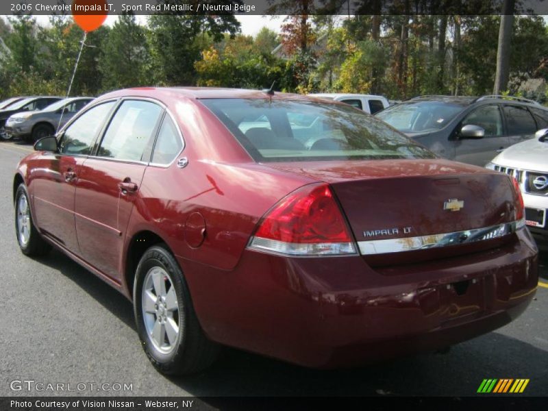 Sport Red Metallic / Neutral Beige 2006 Chevrolet Impala LT