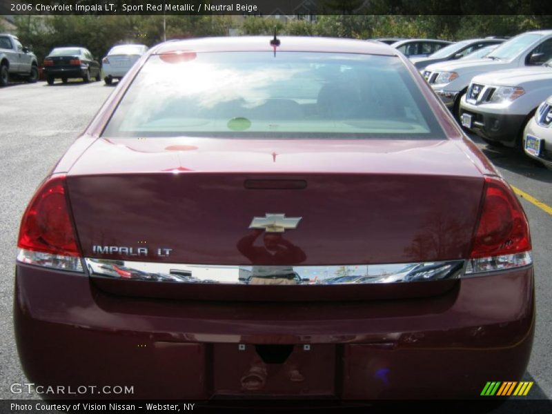 Sport Red Metallic / Neutral Beige 2006 Chevrolet Impala LT