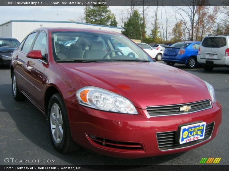 Sport Red Metallic / Neutral Beige 2006 Chevrolet Impala LT