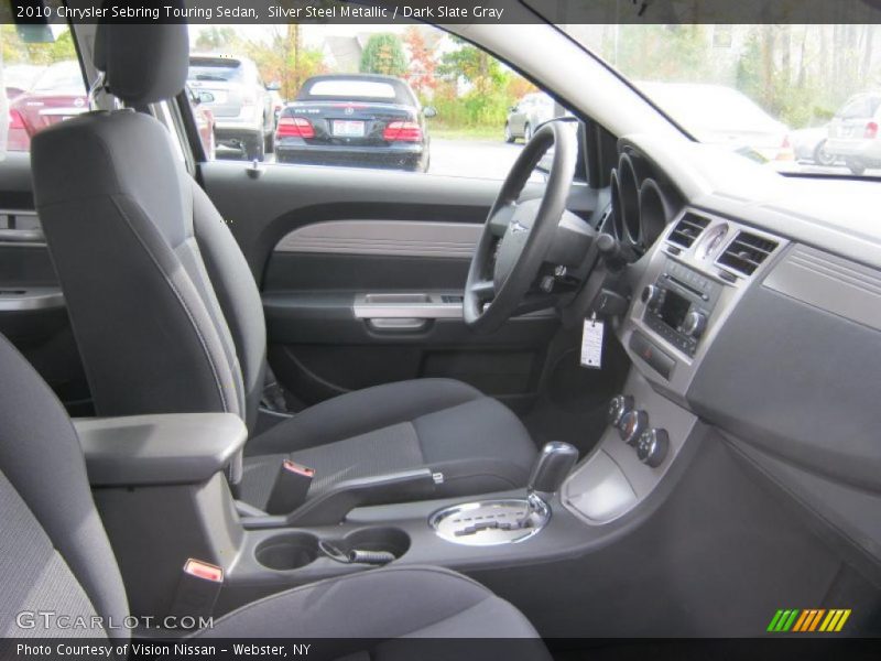 Silver Steel Metallic / Dark Slate Gray 2010 Chrysler Sebring Touring Sedan