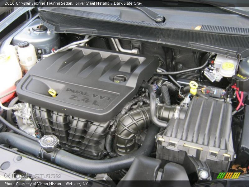 Silver Steel Metallic / Dark Slate Gray 2010 Chrysler Sebring Touring Sedan